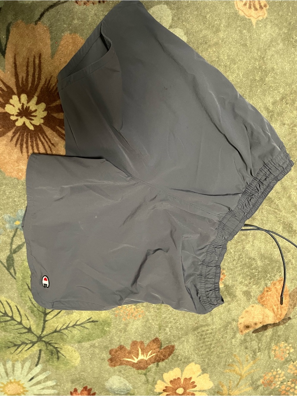 Champion Dark Gray Women's Athletic Shorts with Drawstring